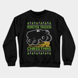 MONSTER TRUCKING CHRISTMAS Crewneck Sweatshirt